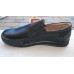 Kangfu С1672-2 школьные черные кожанные туфли-мокасины мальчику