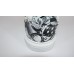 Skazka R736222987 белые кроссовки-кеды мальчику с рисунками: карты, кубики игральные