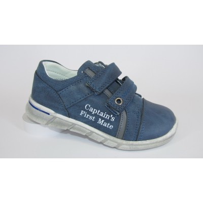 Skazka R299933536 кроссовки-туфли кожа мальчику сине-голубые