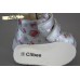 Clibee Клиби Р707 деми ботинки-хайтопы девочке серебро с клубничкой
