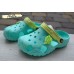Jose Amorales 117084 кроксы бирюзовые с рыбкой 