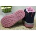 B&G Бі джі зимові термоботінки чобітки дівчаткам сині з рожевим 