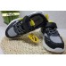 Сlibee текстильні кросівки чорні з жовтим на фізкультуру 