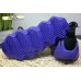 Текстильні кросівки чорні з фіолетовим дівчаткам репліка Adidas Yeezy 450 купить в Черкасах 