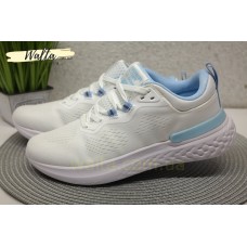 American Club текстильні кросівки білі з блакитним жіночі, підліткові 
