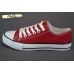 красные текстильные кеды реплика Converse на шнуровке красные текстильные кеды реплика Converse на шнуровке