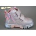 Clibee Клиби Р637 деми ботинки -хайтопы девочке розовые с серебром