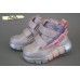 Clibee Клиби Р637 деми ботинки -хайтопы девочке розовые с серебром