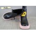 Clibee Клиби деми ботинки челси девочке черные с розовой подошвой 