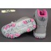 B&G Би джи TKT 22-12/0212 зимние термо ботинки девочке серые с розовым 