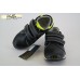 B&G 180-420 кожаные кроссовки мальчику черные с желтым