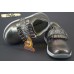 Skazka туфли-кроссовки девочке темно серые с серебром R521133232 Тн