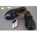 Kangfu С1665 кожаные туфли мальчику в школу черные 