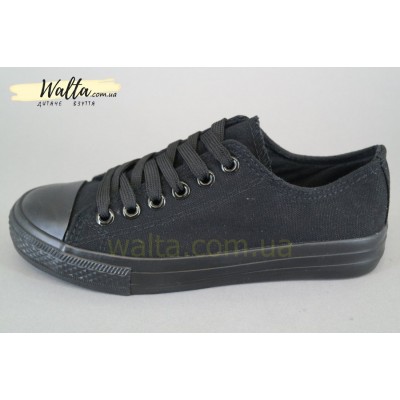 Violeta текстильные кеды черные реплика Converse all star