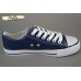 Violeta синие текстильные кеды реплика Converse all star