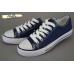Violeta синие текстильные кеды реплика Converse all star