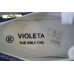 Violeta синие текстильные кеды реплика Converse all star