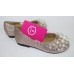 Paliament D18188-1  туфли нарядные девочке со стразами розовые блестящие